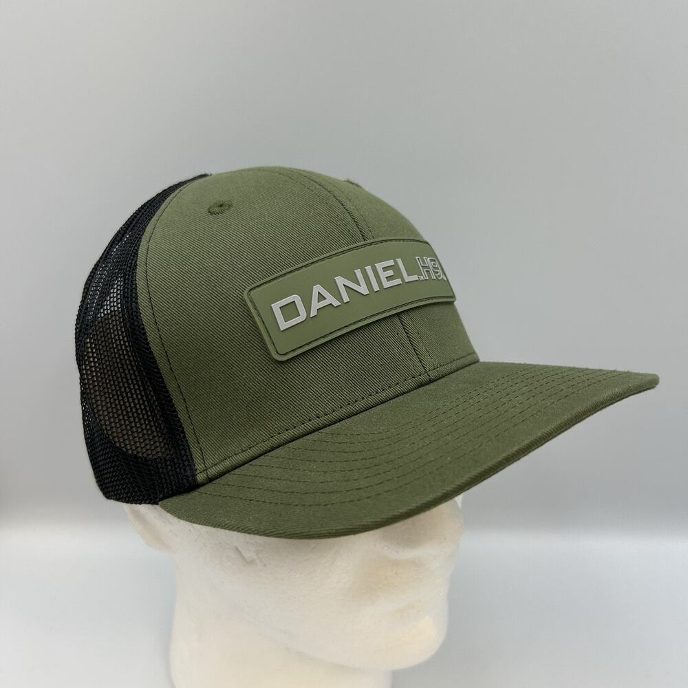 Daniel Defense H9 Green Black Adjustable Trucker Hat Cap Adult PVC Patch Casual